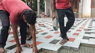 paver block interlock laying best modelpaver block installation [upl. by Vine]