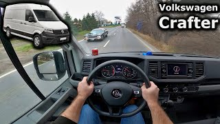 2021 Volkswagen Crafter 20 TDI AT  POV test drive [upl. by Acinomad]