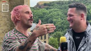 Idles Interview with Chris Hawkins Live at The Piece Hall Halifax [upl. by Nitsur]