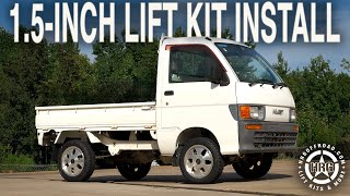 How to lift the Daihatsu Hijet with the HRG Offroad lift kit [upl. by Marnia]