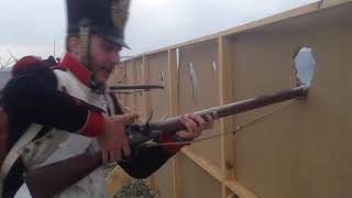 The French inside La Haye Sainte  Waterloo reenactment June 2015 [upl. by Moth]