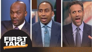 Who will win the AFC South Stephen A Max Kellerman and Louis Riddick debate  First Take  ESPN [upl. by Brose]