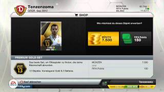 Let´s Play Fifa 13  Ultimate Team 6  Gold Pack Opening  10 x 75 k [upl. by Farhi]