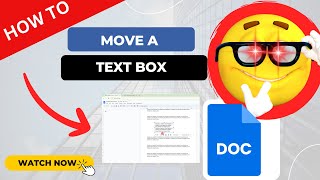 Move a Text Box in Google Docs [upl. by Raddatz659]