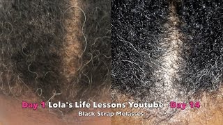 BLACKSTRAP MOLASSES NATURAL REMEDY FOR GRAY NATURAL HAIR ☕ [upl. by Henarat]