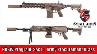 The NGSW Program Section 8 for Army Procurement Brass [upl. by Dorrie]