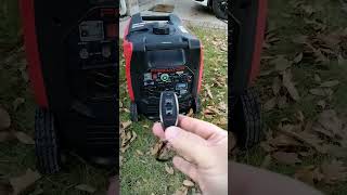 Predator 5000W Inverter Generator Remote Control Start [upl. by Perrie]