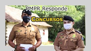 CONCURSOS PMPR  Canal PMPR Oficial Responde [upl. by Ailecec]