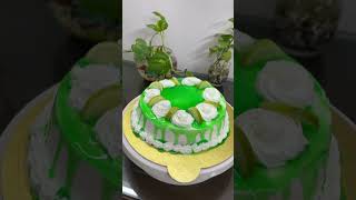 Lemon cake 🍃💚 arijitsingh bollywood song music love cake cakedecorating [upl. by Orren]