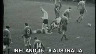 Ireland vs Australia Rugby 1967 [upl. by Nirahs]