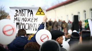 Protestas en Rusia por la mala gestión de la basura [upl. by Cloe444]