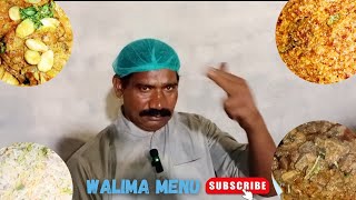 Walima Menu in Lahore Gajar ka Halwa Beef Qorma Chicken QormaEgg Fried RiceFor items [upl. by Leiru131]