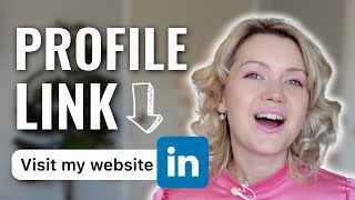 How to Add a Link to LinkedIn Profile 2024 [upl. by Nesral]