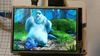 Waveshare 35quot HDMI lcd review Demo video BBB1080p at 800x480 [upl. by Alimaj]