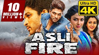 Asli Fire  असली फायर 4K ULTRA HD Hindi Dubbed Movie  Allu Arjun Amala Paul [upl. by Kecaj]