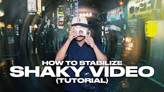 The SECRET to WARP STABILIZER How to Stabilize Video Like a Pro [upl. by Cini]