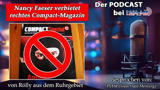 Nancy Faeser verbietet rechtes CompactMagazin [upl. by Attevroc847]