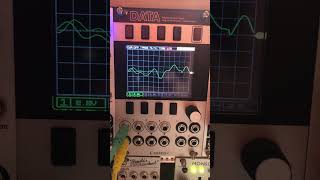 Analyzing waveforms with the lovely Data module from Mordax Systems synth modularsynth [upl. by Suissac]