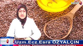 Keten Tohumunun Faydaları  Uzm Ecz Esra Özyalçın [upl. by Anet557]