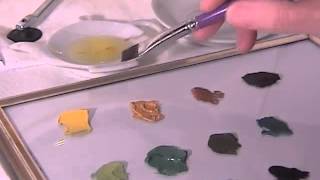 China Painting Tutorial  Mixing China Paints  Barbara Duncan [upl. by Aniraz]