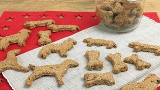 Kekse für Hunde I Leberwurstplätzchen selber machen I TubeHamburgAdventskalender [upl. by Thordia]