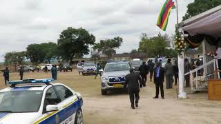 President Mnangagwas motorcade arrives at Murombedzi for his Thank You Rally  24 Nov 2018 [upl. by Corwin]