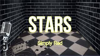 Stars  Simply Red Karaoke [upl. by Adnuhsat782]