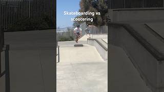 Skaters vs scooters 🔥 skateboarding board skate scooter shorts [upl. by Sitelc241]