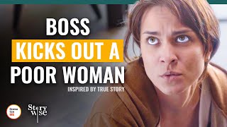 Boss Kicks Out A Poor Woman  DramatizeMeSpecial [upl. by Ahsenid]