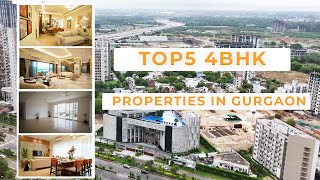 Gurgaon top 5 4BHK properties  Listing with asrealty [upl. by Aihtiekal]