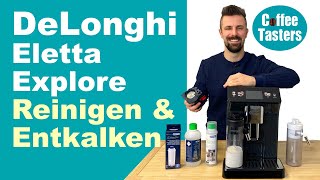 DeLonghi Eletta Explore ⭐ Entkalkung Brühgruppe amp Milchbehälter reinigen [upl. by Llibyc]