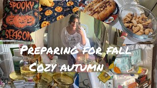 preparing for fall 2024🍁cozy vibes fall haul  fall decoration  skincare  hello September 🍁🎃 [upl. by Garrison]