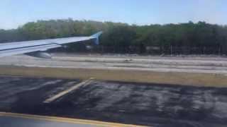 Interjet A320 taking off at Cancun [upl. by Cand601]