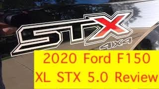 2020 Ford F150 XL STX 50 Ford F150 Coyote Review [upl. by Elleinet]