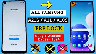 Samsung A21s  A10s  A11 FRP Bypass 2024 New  All Samsung FRP Bypass Without PC And Software Tool [upl. by Ykcor]