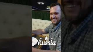 American Trying Uncle Pizza in Russia pizza short Russia onebite [upl. by Benis]