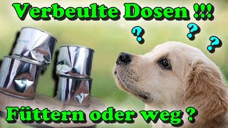 Verbeulte Dose beim Nassfutter – wegschmeißen oder kann ich dieses Futter noch füttern 🤔 [upl. by Neirad]