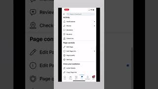 How to share your Facebook Page Link from your mobile shorts [upl. by Ivers]