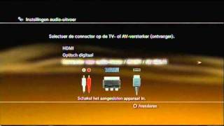 Instellen geluid PS3 via WitRood Composiet stekker beeld via HDMI [upl. by Veal645]