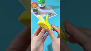 Easy Origami  20 Teaches You How to Make a Banana  Origami  DIY  Tutorial [upl. by Zachary850]