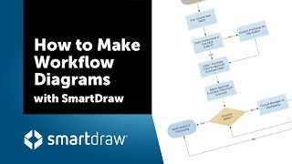 How to Make Workflow Diagrams with SmartDraw [upl. by Ttocserp188]