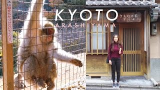 KYOTO Arashiyma Bamboo Forest  Monkey Park  Coffee amp Cashmere [upl. by Hurff]