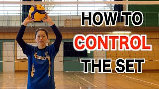 How to control the set【volleyball】 [upl. by Apoor]