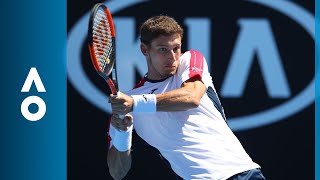 Pablo Carreno Busta v Gilles Simon match highlights 2R  Australian Open 2018 [upl. by Leehar]