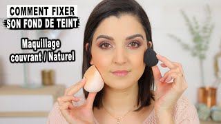 Comment faire tenir son fond de teint toute la journée  teint parfait  Maquillage couvrant naturel [upl. by Mose]