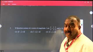 MATHEMATICS CH 01A  VECTOR ALGEBRA  12 DEC2024 [upl. by Boutis]