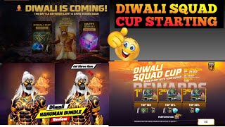 DIWALI SQUAD CUP START 50K DIAMOND FREE HOW TO REGISTER SQUAD CUP AND NEW LIGHT VS DARK EVENT UPDATE [upl. by Jori65]