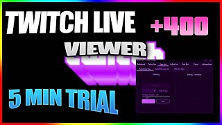 Twitch Live View Bot  Chat Bot  2024 Working   link in description [upl. by Yllier94]