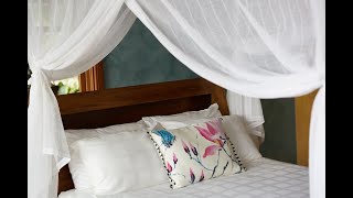 Canopy bed curtain netting [upl. by Anagnos]