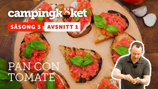 Campingköket S03E01 – Pan con tomate [upl. by Nitsyrc]